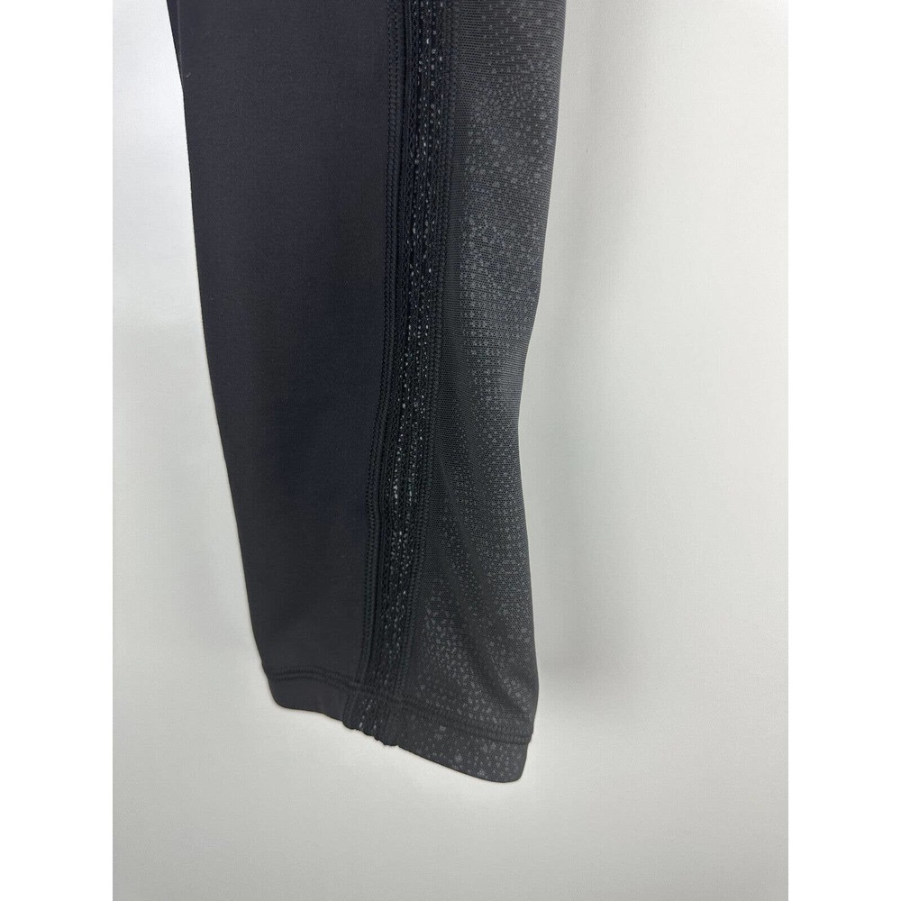 Lululemon Power Lines Crop Pant 21" Black Stretch Wicking Women's Size 8 - Picture 3 of 13